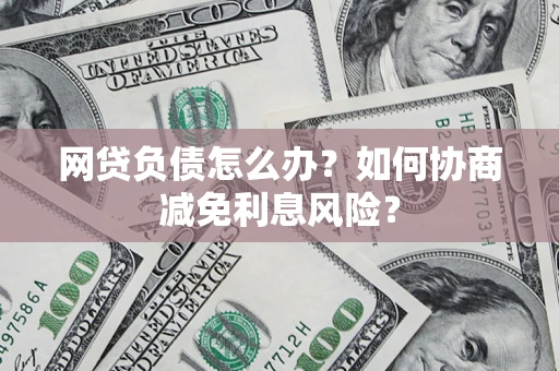 北京网贷负债怎么办？如何协商减免利息风险？