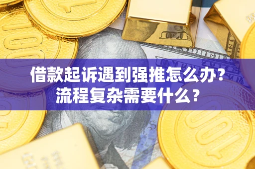 北京借款起诉遇到强推怎么办？流程复杂需要什么？
