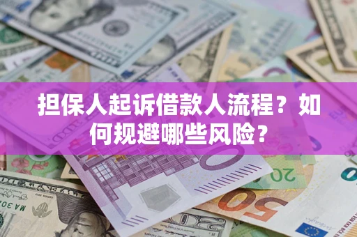 北京担保人起诉借款人流程？如何规避哪些风险？
