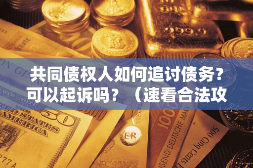 北京共同债权人如何追讨债务？可以起诉吗？（速看合法攻略）